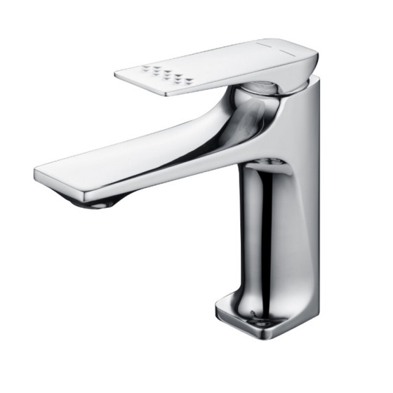 C322 chrome and black basin mixer from china